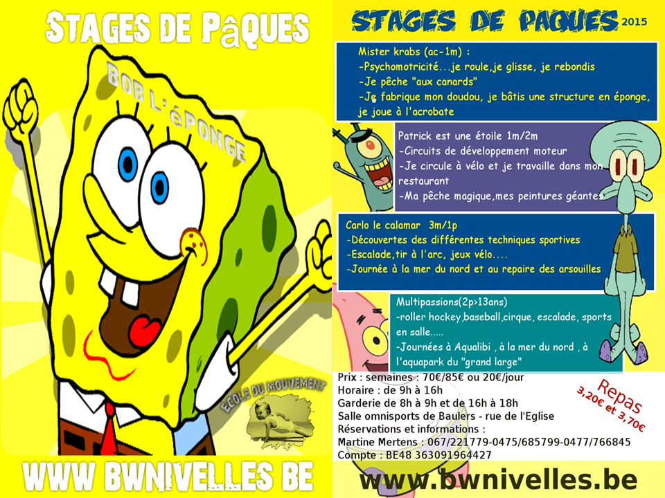 stage paques bwn